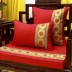 Mới Trung Quốc phong cách gỗ gụ ghế sofa giặt đệm đệm gối gối gỗ rắn sofa đệm Luohan nệm xốp