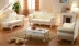 Sofa da phong cách châu Âu Sofa da cao cấp sang trọng nghệ thuật Sofa gỗ chạm khắc cổ điển Sofa phòng khách kết hợp - Ghế sô pha