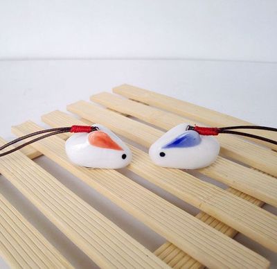 taobao agent Wang Yan WiFi couple rabbit ceramic necklace magic road around the ancestor novel decorative a pair of price free shipping