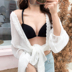 2019 mới khóa trước tập hợp không có vòng thép đồ lót bikini gợi cảm vẻ đẹp trở lại chéo áo ngực hàng đầu phụ nữ áo ngực không dây Bikini