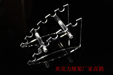 Подставки для кистей 亚克力材质笔架钢笔展示架摆架文具店钢笔收纳架桌面收纳厂家专卖