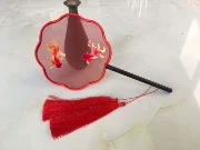 Handmade thêu thêu diy người mới bắt đầu kit gói vật liệu palm fan new 15 CM fan hâm mộ nhóm fan Song Ngư