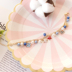 6198 Thanh Đảo Eraser Trang sức Retro Châu Âu và Châu Mỹ Biển Dương Stars Shell Pearl Fish Blue Bracelet vòng huyết long Vòng đeo tay Clasp