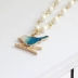 6753 Thanh Đảo Eraser Trang sức Dễ thương Bird Pearl Shiny Thời trang Vòng đeo tay Pop vòng tay nam vàng Vòng đeo tay Clasp