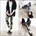 Mùa xuân mới 2019 quần ngụy trang quần legging mặc quần nữ chân là quần mỏng thời trang - Quần tây thường quần đũi ống rộng nữ Quần tây thường