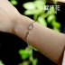 Hàn Quốc Chất lượng cao Không gây dị ứng S925 Bạc Cừu Năm Cừu Vòng đeo tay zircon Micro Inlay Vòng đeo tay nữ - Vòng đeo tay Cuff vòng pandora Vòng đeo tay Cuff