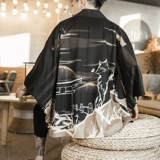 Ханьфу, японское кимоно, кардиган, одежда для защиты от солнца, плащ, китайский стиль, набивка пером