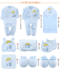 Quần áo trẻ em cotton 0-3 tháng 6 sơ sinh bộ quà tặng mùa thu và mùa đông quần áo quà tặng đầu tiên trăng tròn bé nguồn cung cấp Bộ quà tặng em bé
