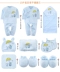 Quần áo trẻ em cotton 0-3 tháng 6 sơ sinh bộ quà tặng mùa thu và mùa đông quần áo quà tặng đầu tiên trăng tròn bé nguồn cung cấp