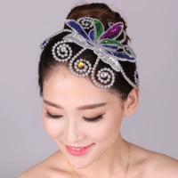 Серебряная красочная бабочка -76