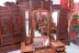 Nội thất gỗ gụ cổ điển trang trí nhà cổ Lào gỗ hồng sắc thay đồ phòng ngủ gỗ rắn bàn trang điểm bộ 2 - Bộ đồ nội thất