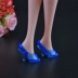 Ke Shidi Barbie thời trang giày búp bê cao gót dép pha lê giày phổ phẳng giày phụ kiện giày