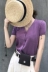 Hàn Quốc phiên bản của mùa hè sang trọng phong cách tính khí mỏng ngắn- tay v- cổ màu duy nhất- ngực áo len phụ nữ mỏng phần chiếc áo đan len áo sơ mi áo kiểu nữ đẹp Đan Cardigan