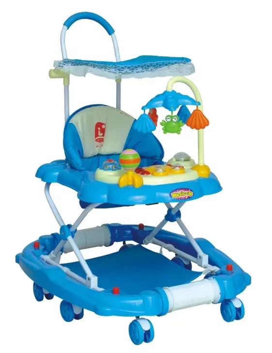 Blue Luxury (Rocking Horse)2021 baby carriage Boys and girls Walkers newborn bb baby walk vehicle child With music Starting car