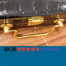 картон 鳄鱼纹裤带礼盒手提式皮盒子高档欧式皮带礼品盒大号内衬包装订做