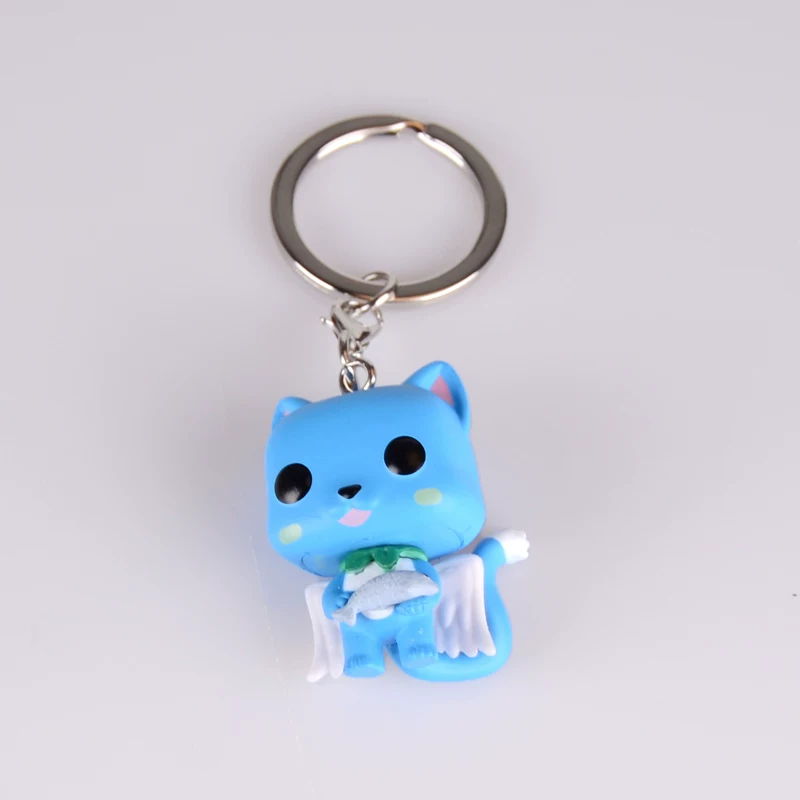 Funko поп японское аниме Fairy Tail HAPPY брелок кулон украшения периферийные подарки