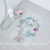 PVC phòng tắm chống trượt mat tắm chân mat khách sạn nhà vệ sinh tắm massage với cốc hút bồn tắm sàn mat vô vị - Thảm sàn