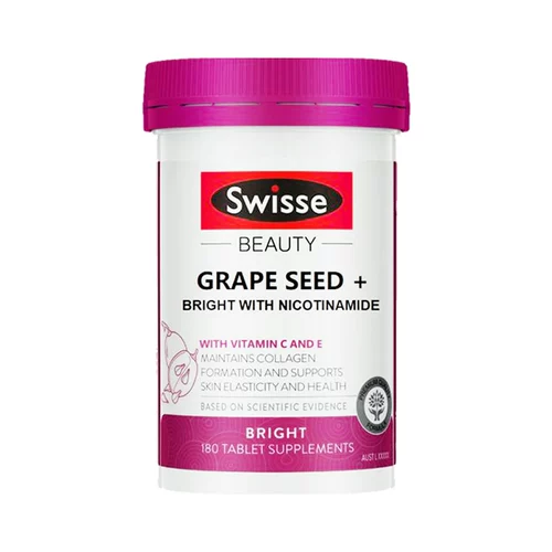 Австралийская виноградные семена Swisse Tobanamide Flute Essence 180 зерна OPC Оригинальный цветочный зеленый высота высокая светлая таблетки