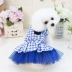 Quần áo chó mùa hè mỏng phần Pomeranian gấu Teddy mùa hè váy con chó nhỏ vật nuôi chó con trang trí quần áo - Quần áo & phụ kiện thú cưng