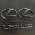 Áp dụng cho Lexus Lingzhi mới ISESGSRCNX Nhãn xe màu đen sửa đổi nhãn phía sau và logo thân sau tem dán xe ô tô màu đỏ logo các hãng xe oto 