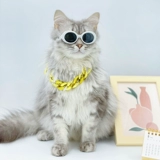 Забавные солнцезащитные очки, милая кукла, модный аксессуар, кошачий глаз, домашний питомец, кот