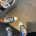 Converse Converse 1970S Giày nam màu xanh hải quân tiêu chuẩn Samsung và giày vải cao và thấp 162055C 162064C - Plimsolls giày thể thao nam chính hãng Plimsolls