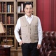 Mùa xuân và mùa thu nhiếp ảnh câu cá trung niên cha tải bông nhiều túi vest vest nam trung niên vest - Dệt kim Vest bộ vest nam trẻ trung Dệt kim Vest