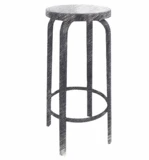 Apple Shop Stage Bar Bar Stool High Chef Coffee Shop Столы и кресло с твердым деревом Железным высоким стулом