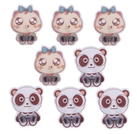 4 кошки с большим лицом+4 панды