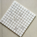 Джазовая белая мозаика натуральная мраморная антикварная телевизионная фоновая настенная плитка плитка плитка по культурной ископаемой ванной комнате