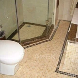 Золотая блестящая каменная мозаика натуральная мраморная культура ископаемое фона стена кухонная туалет плитка для дома установка главные материалы