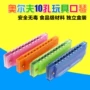 Nhạc cụ Orff 10 lỗ trẻ em màu nhựa nhạc hòa tấu nhạc giáo dục sớm đồ chơi giáo dục đặc biệt - Nhạc cụ phương Tây trống điện tử yamaha