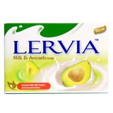 Индонезийское оригинальное импортное мыло LERVIA Milk Beauty, натуральное растительное мыло, 7 штук, без флуоресцентного агента