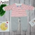 Ankami 2019 xuân mới một lớp nam nữ khép kín 裆 裆 裆 连 - Áo liền quần bodysuit bé trai 0-24 tháng Áo liền quần