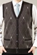 New trung niên áo len nam vest kích thước lớn daddy dệt kim áo len vest vai nam vest cardigan