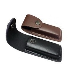 Ножны для ножей 头层牛皮刀套手工真皮刀鞘折叠勃朗宁蝴蝶刀瑞士军刀具通用保护套