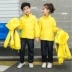 Áo khoác phù hợp với tiểu học và trung học cơ sở phục vụ lớp ba trong một có thể tháo rời lót quần áo ngoài trời phù hợp với mẫu giáo - Đồng phục trường học / tùy chỉnh thực hiện