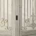 ZAKKA cổ điển cũ gỗ rắn màn hình sắt rèn Mỹ nước Pháp LOFT cửa hàng biệt thự trang trí màu trắng xám xanh - Màn hình / Cửa sổ khung bảo vệ cửa sổ đẹp Màn hình / Cửa sổ