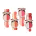 Đồng hồ bỏ túi HOJO phân cực nhỏ ngọc trai đẹp hai màu má hồng sinh viên độ bóng cao sáng màu khả năng sửa chữa rouge - Blush / Cochineal Blush / Cochineal