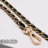 Сумка, цепь, аксессуары, металлические бретели, из натуральной кожи, в стиле Шанель