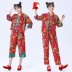 Đông Bắc vải hoa lớn bộ đôi cô gái làng biểu diễn trang phục ngộ nghĩnh chị em trang phục múa vuông phù hợp với trang phục yangko