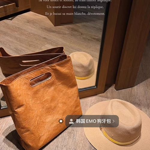 Ретро кожаная вместительная и большая брендовая сумка, можно стирать, коллекция 2023