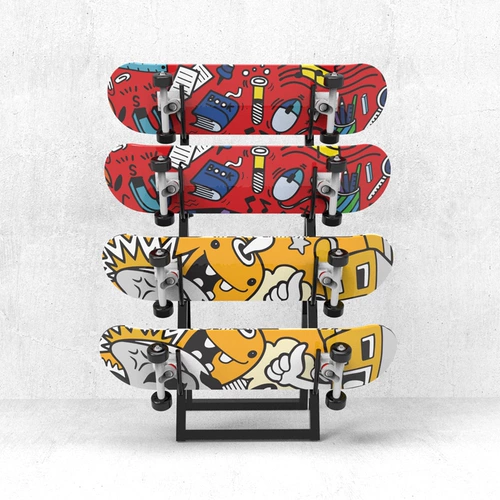 Оборудование для спортзала, система хранения, скейтборд