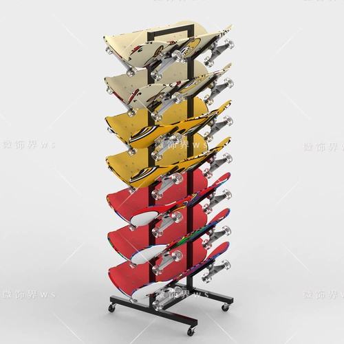 Скейтборд, стенд, лыжный универсальный лонгборд с двумя изогнутыми концами