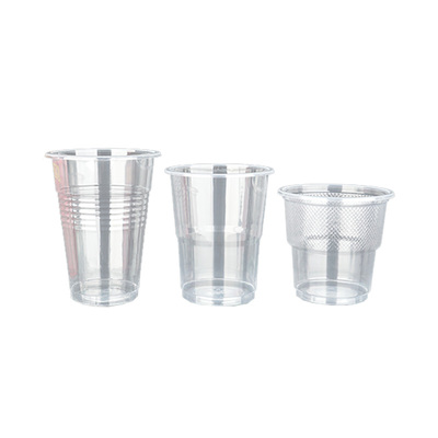 一次性杯子加厚1000只装航空塑料杯整箱商用家用结婚透明水杯茶杯