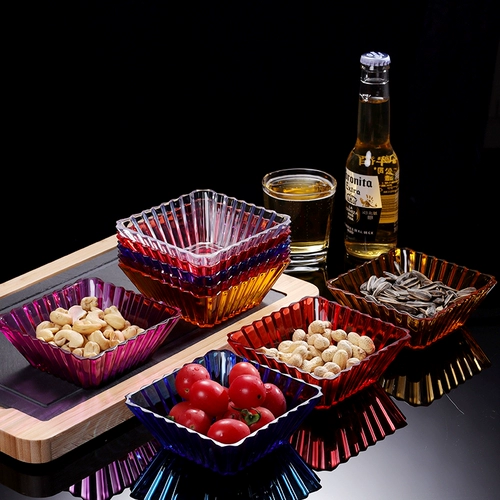 Акрил KTV Snack Bar Snack Set Small Cool Callicraphy Creative Candid Candy Salla Bowls Коммерческий пластик