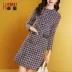 2019 mới Zhuo Tu phụ nữ khí chất retro váy len mùa thu và mùa đông Slim phần dài của tweed A. - A-Line Váy váy chữ a công sở A-Line Váy