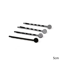 Длина четырехволнового зажима 5 см черно 1/сумка