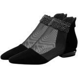 Летняя обувь, дышащие туфли с заостренным носом, танцующие сандалии для матери, мягкая подошва