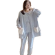Dịch vụ giam giữ ba mảnh mùa xuân và mùa thu ve áo bông mỏng sau sinh Dịch vụ tại nhà cho con bú phụ nữ mang thai pyjama Dịch vụ xuất viện thai sản - Giải trí mặc / Mum mặc